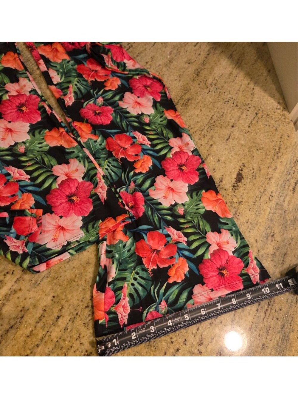 New! Dreamwave Size XL Floral 2 Piece Modest Swim Shirt & Pants UPF 50+ Wide-Leg - Picture 6 of 16